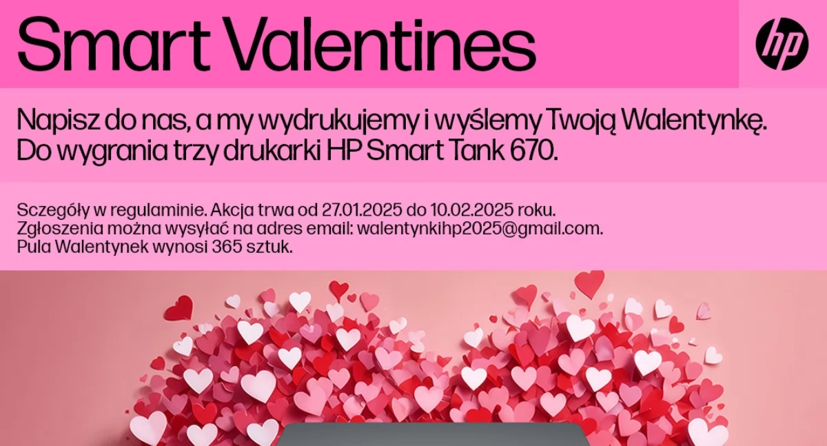 SMART VALENTINES: HP przypomina o wartości tradycyjnych listów w erze cyfrowej i zaprasza do udziału w wyjątkowej akcji