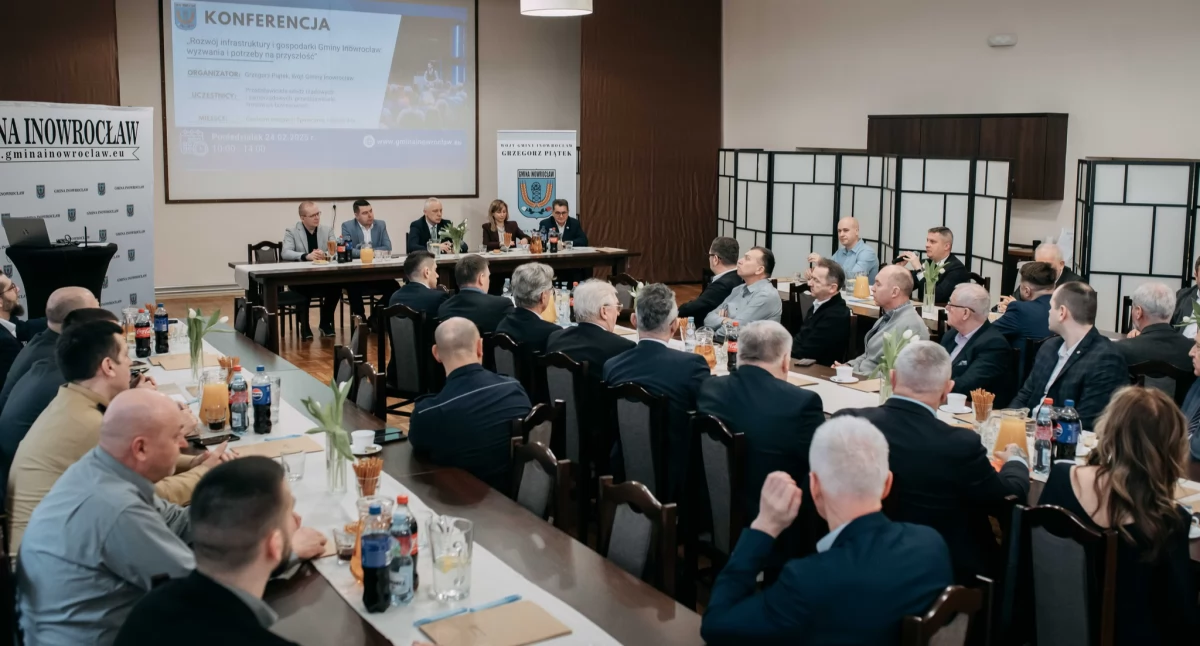 Konferencja o przyszłości infrastruktury i gospodarki Gminy Inowrocław