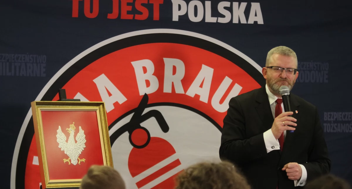 Grzegorz Braun spotkał się ze swoimi zwolennikami