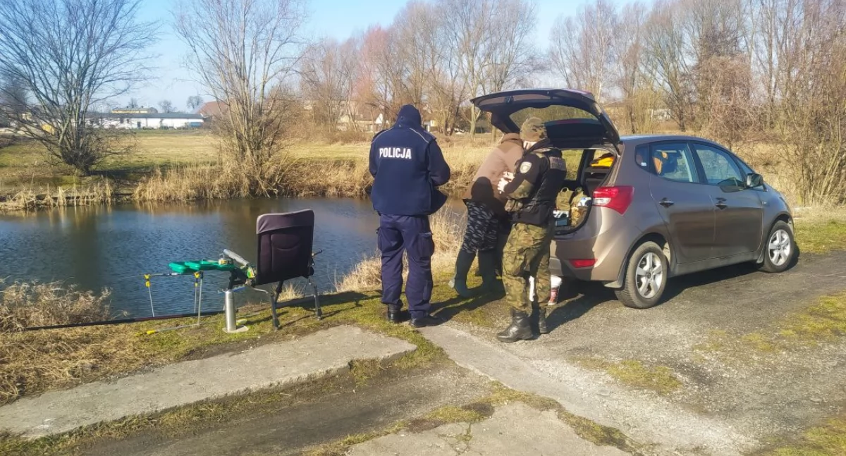 Wspólny patrol policji i strażników rybackich