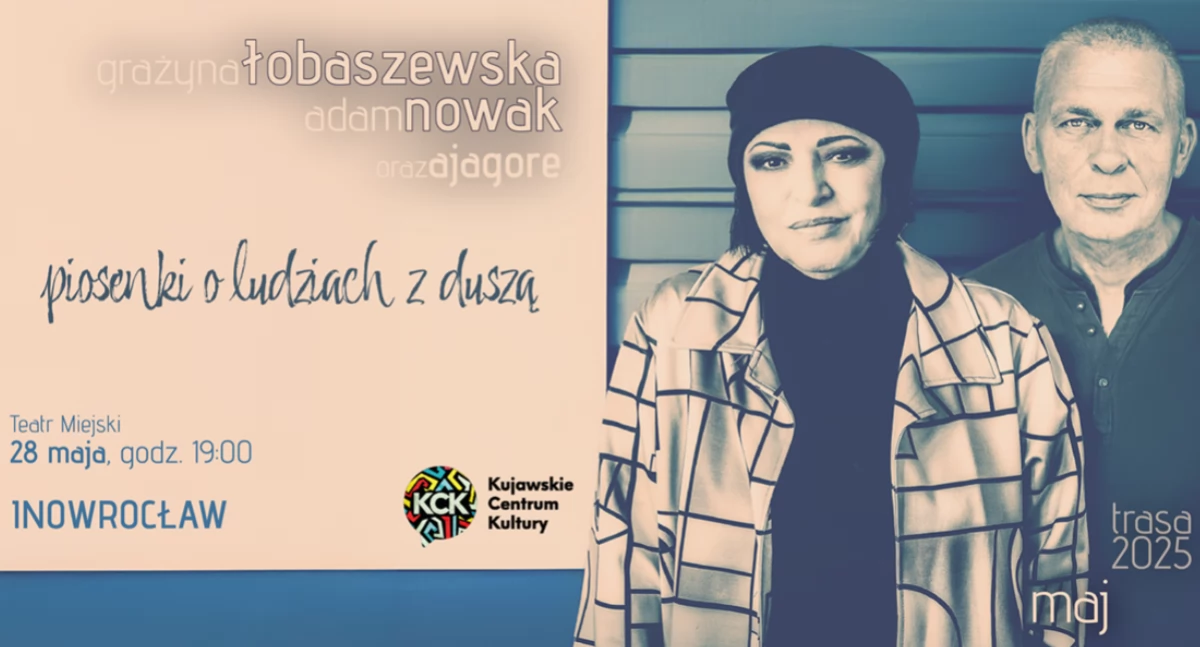 Grażyna Łobaszewska i Adam Nowak (Raz Dwa Trzy) - na żywo - w Inowrocławiu! 