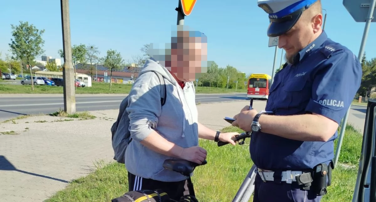 Policjanci przeprowadzili działania Bezpieczny rowerzysta