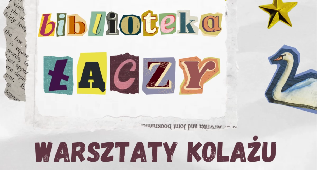 Biblioteka łączy - warsztaty kolażu