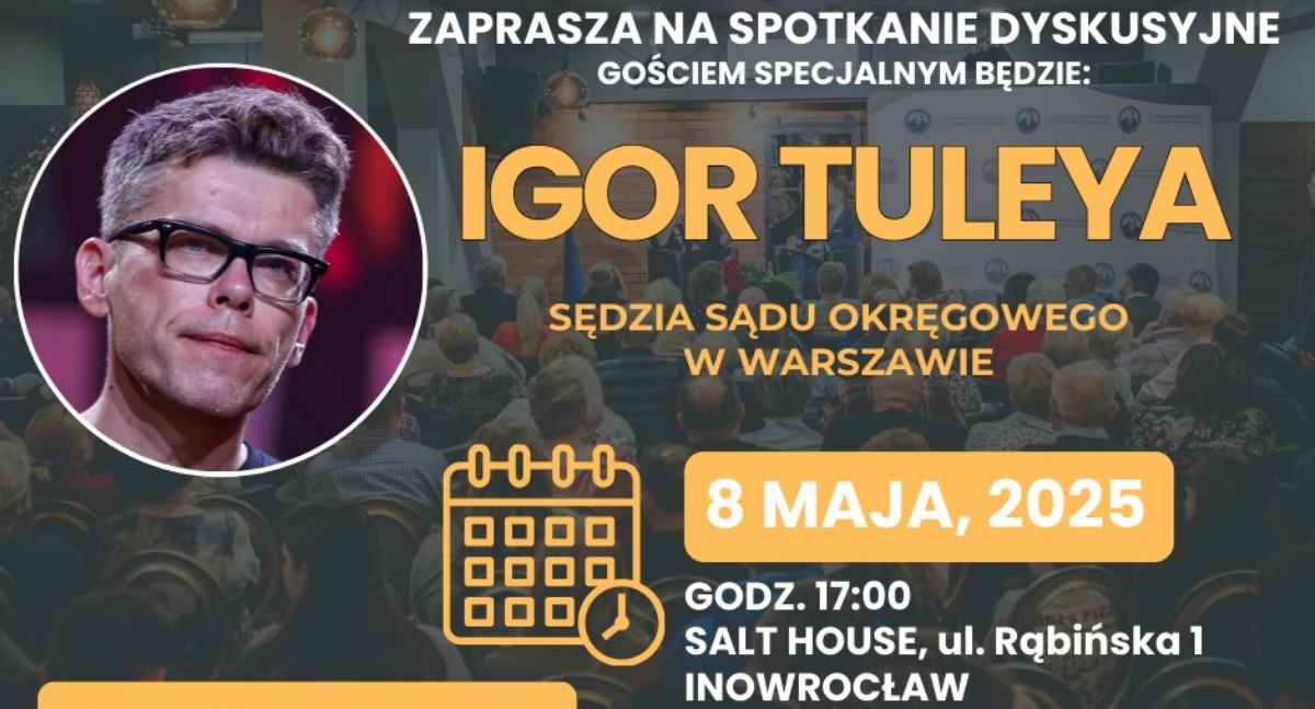 Igor Tuleja w przyjedzie do Inowrocławia