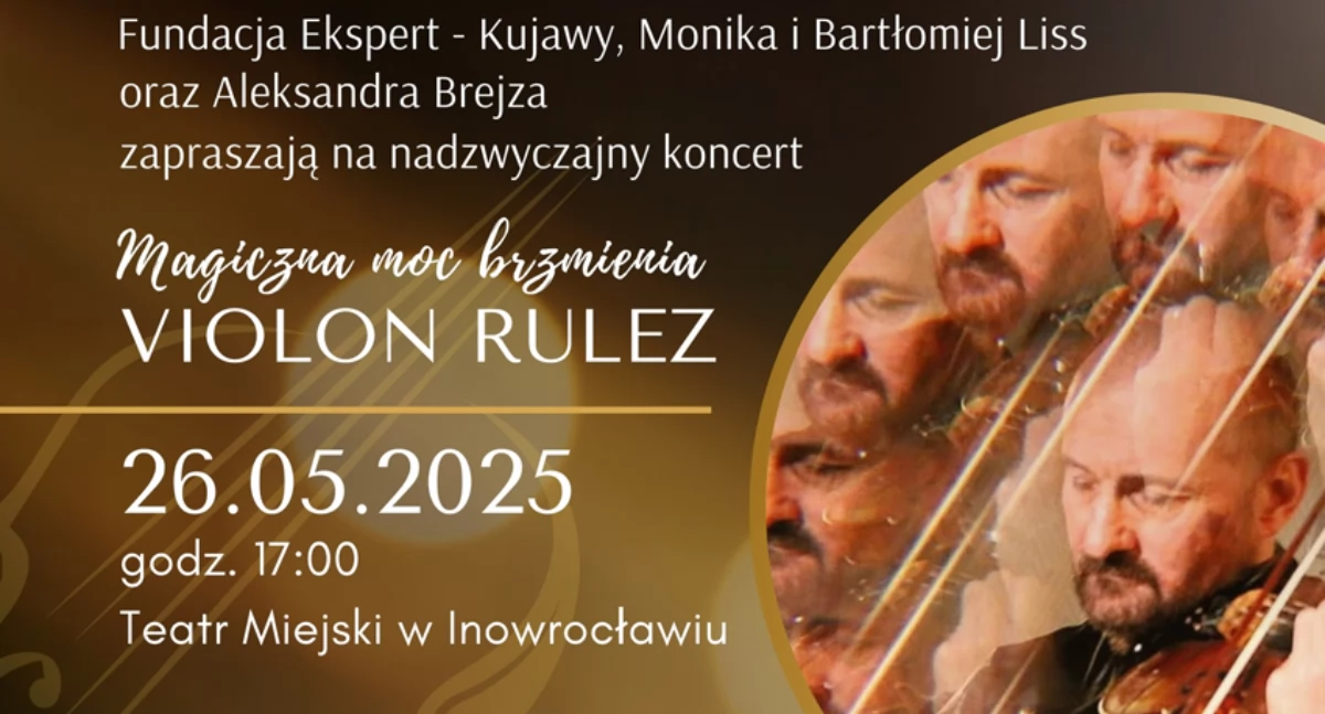 Koncert serc dla Ignasia – światowej klasy skrzypek zagra w Inowrocławiu