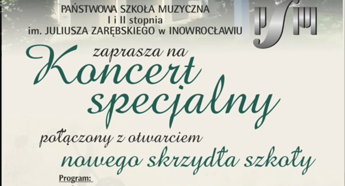 Koncert specjalny w Szkole Muzycznej