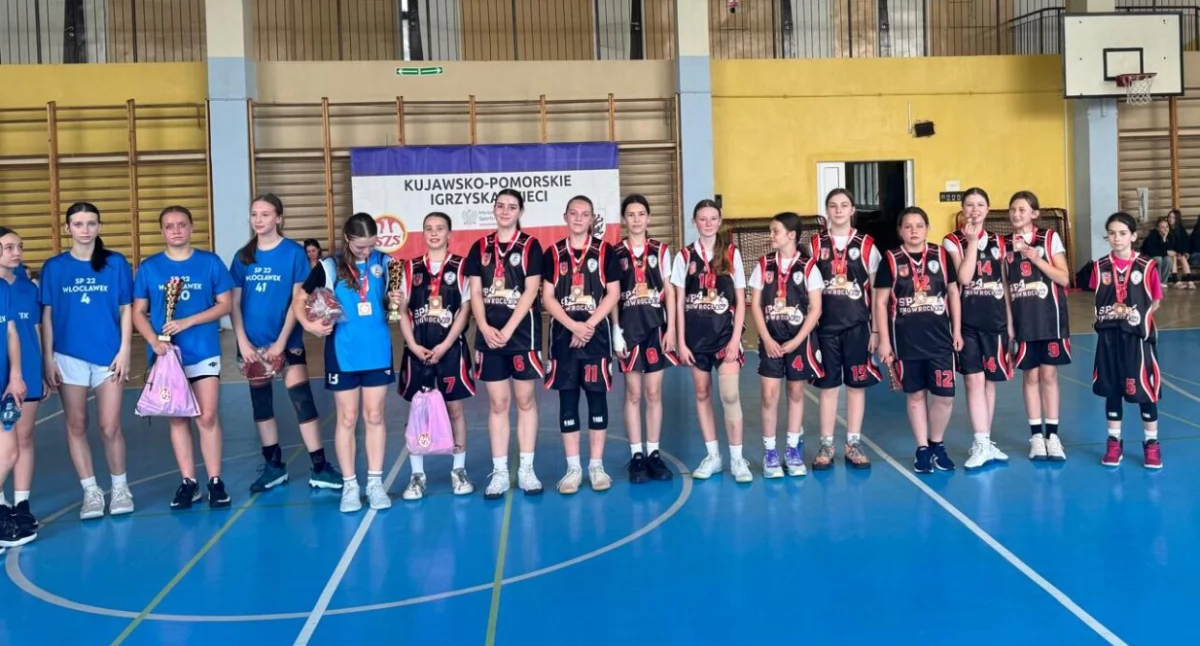 Brąz w finale wojewódzkim dla koszykarek inowrocławskiej Czwórki