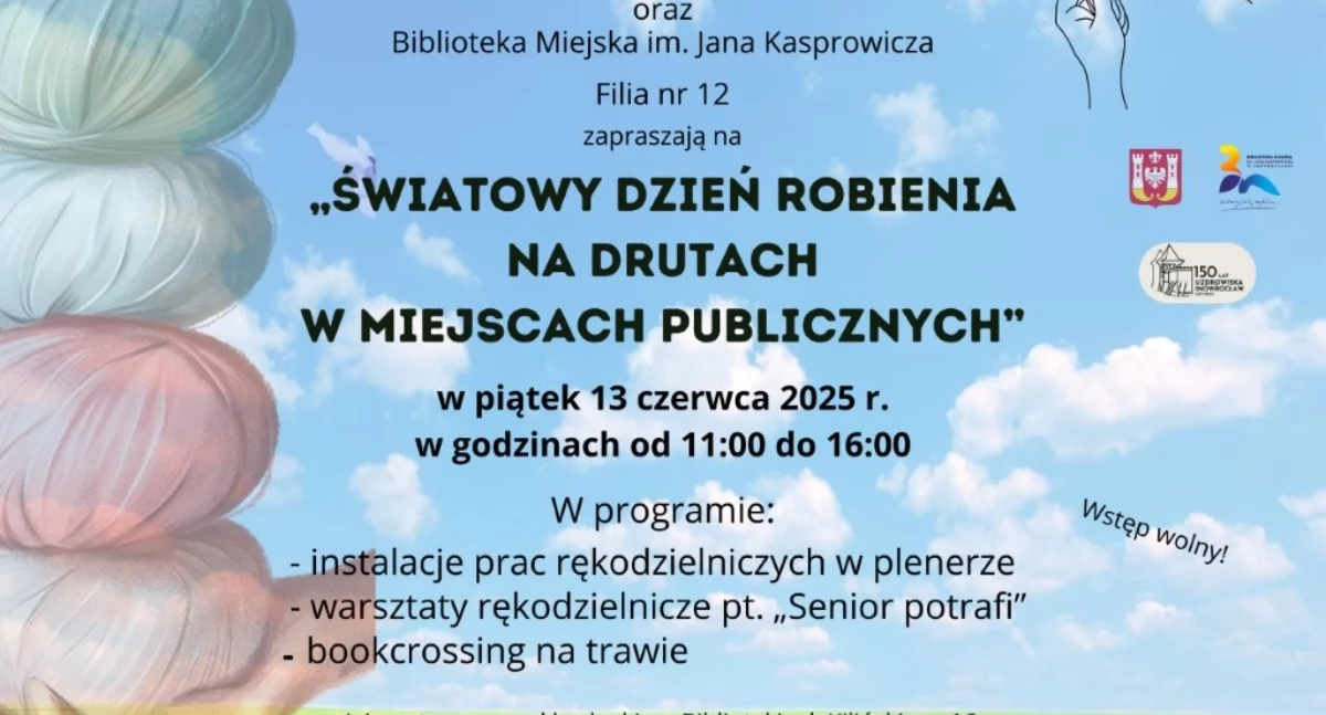 Będą dziergać w plenerze