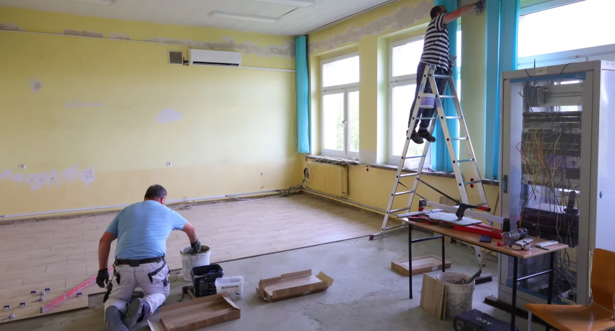 Wakacyjne remonty w szkołach powiatowych