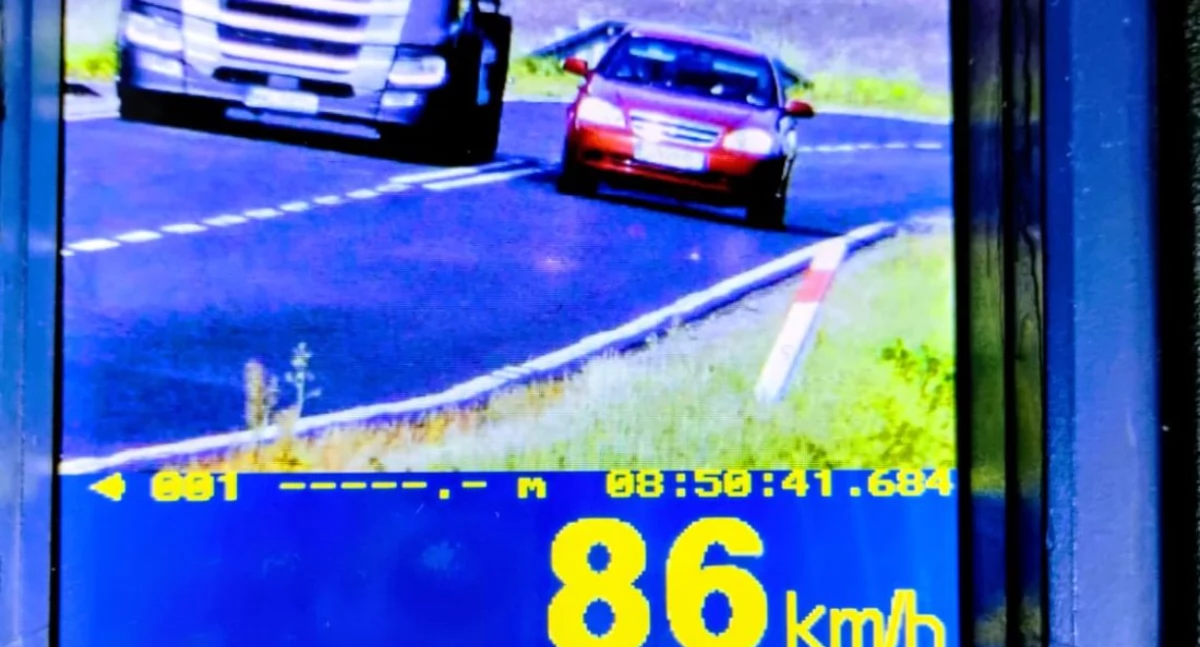Wykroczenie ujawnili policjanci inowrocławskiej grupy SPEED