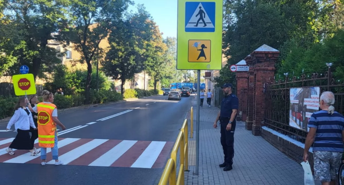 Policyjne działania Bezpieczna droga do szkoły