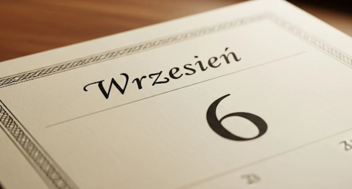 Kartka z kalendarza - 6 września
