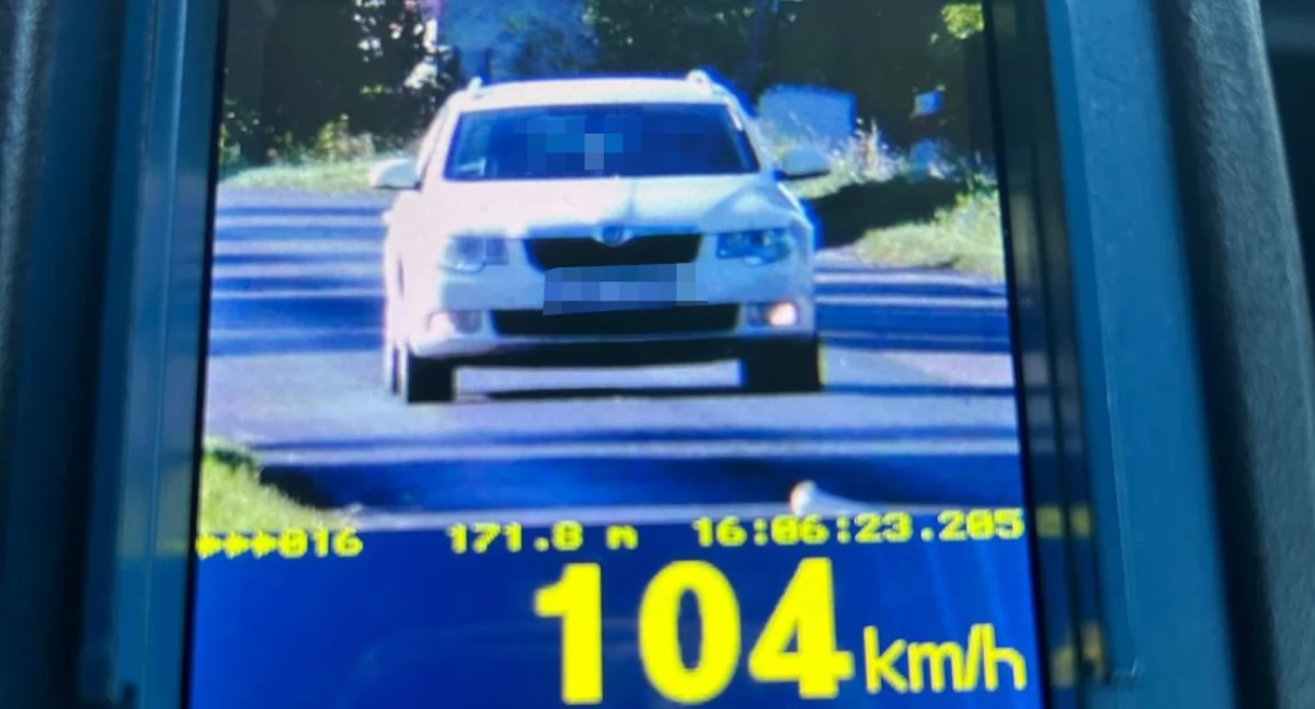 Kolejny kierowca ukarany za prędkość