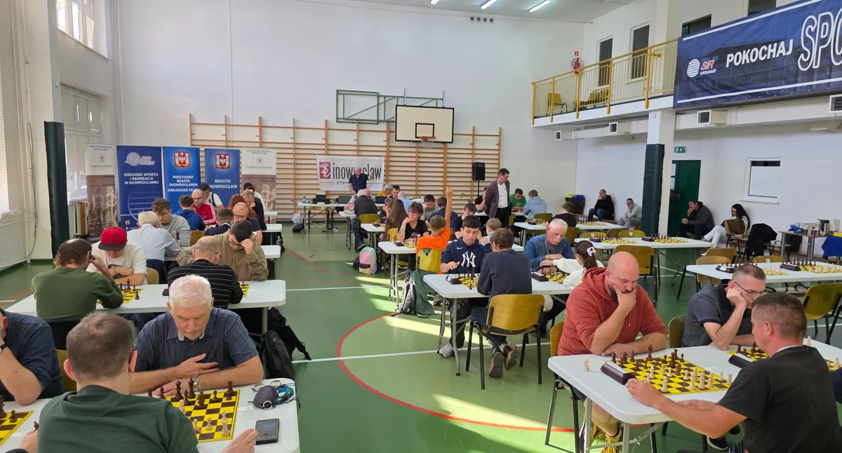 Szachiści rywalizują w inowrocławskiej hali