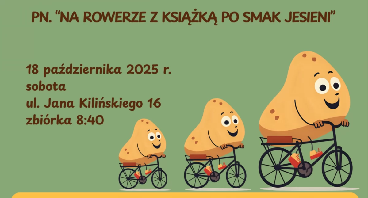 Na rowerze z książką po smak jesieni