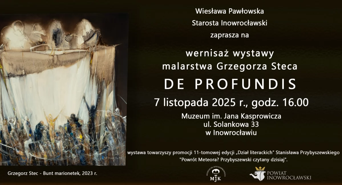 Wernisaż wystawy malarstwa Grzegorza Steca DE PROFUNDIS