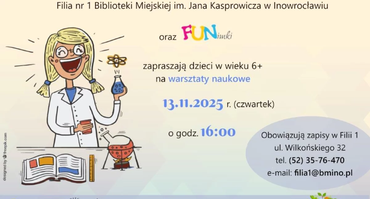 Warsztaty naukowe w Filii nr 1