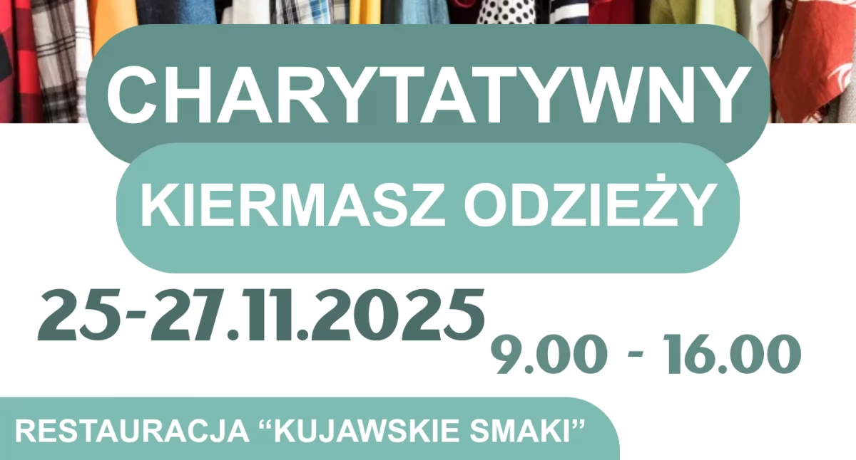 Charytatywny Kiermasz Odzieży na rzecz 7-letniego Remka Zachwieji z Inowrocławia