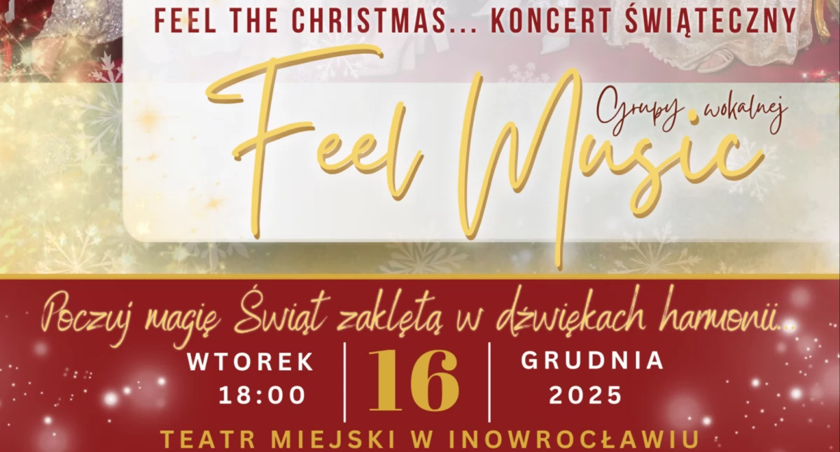 Feel the Christmas z zespołem Feel Music – magiczny koncert świąteczny