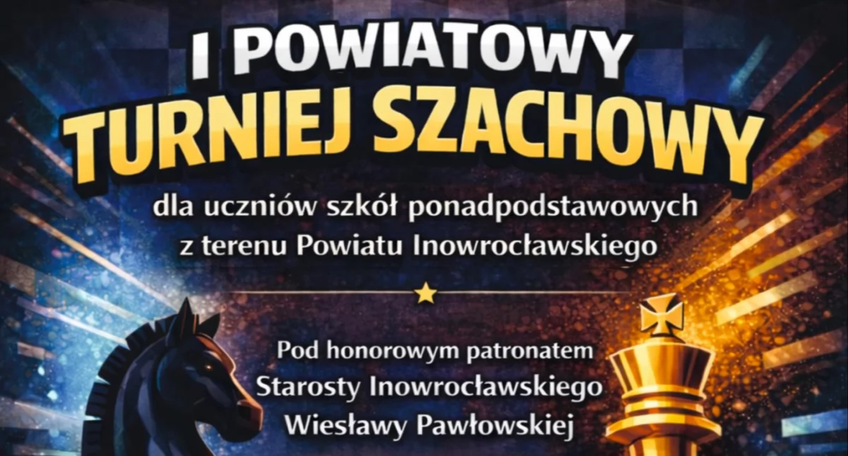 Pierwszy taki turniej szachowy dla młodzieży w Powiecie Inowrocławskim