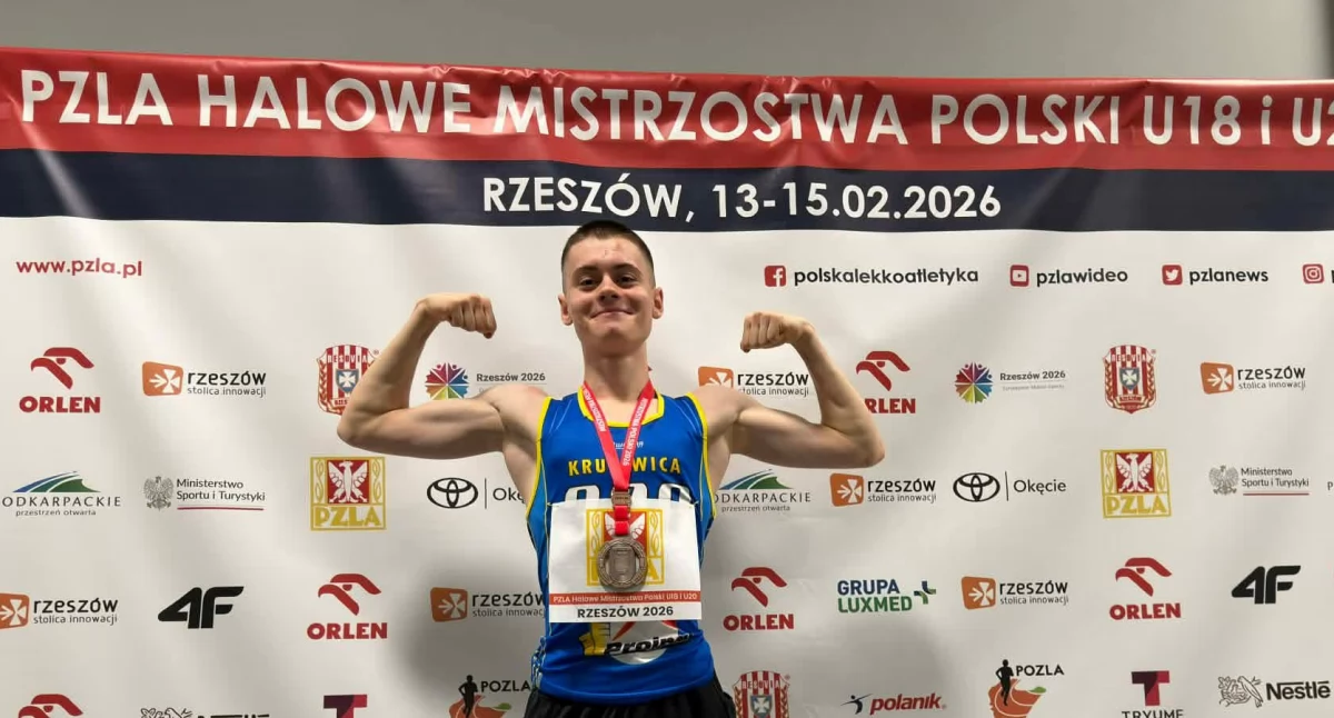 Mamy medal! Jakub Procek na podium Halowych Mistrzostw Polski!