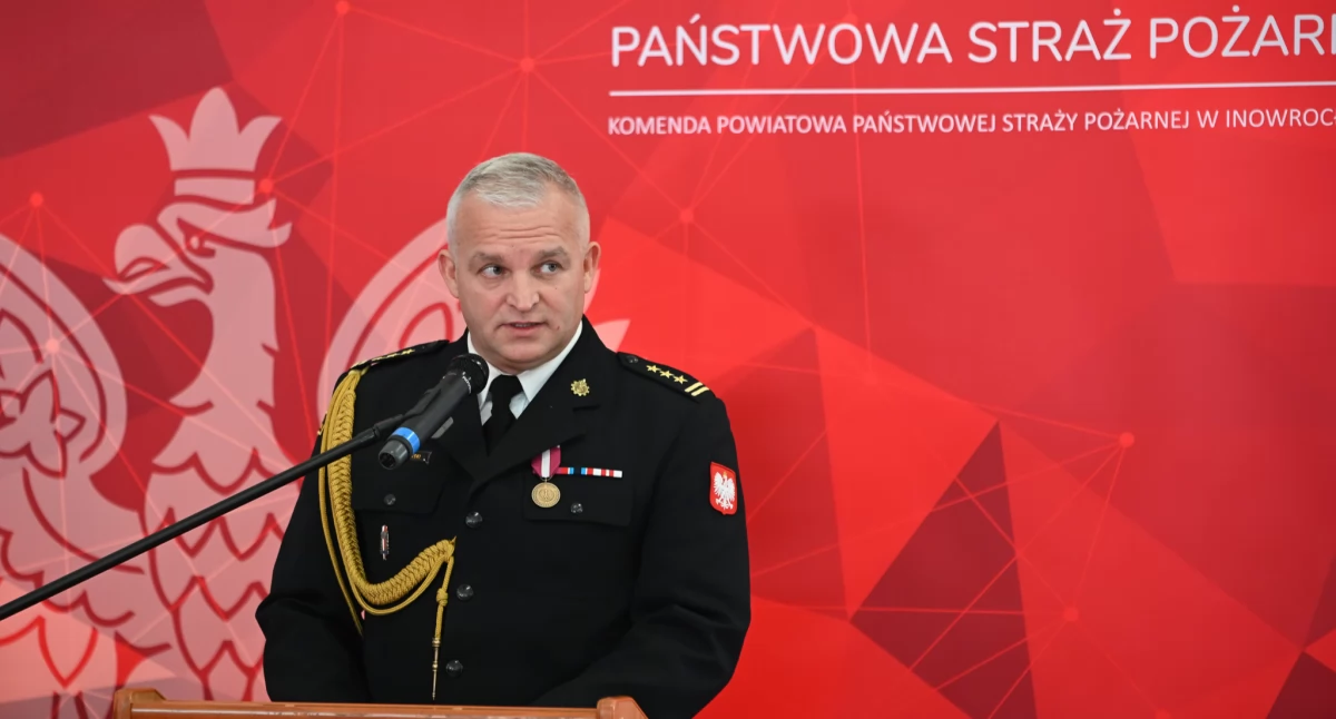St. bryg. Jakub Politowski nowym Komendantem Powiatowym PSP w Inowrocławiu