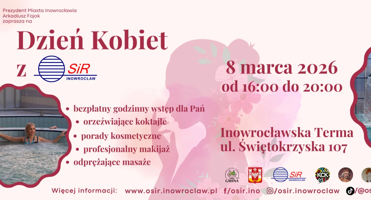 Świętuj Dzień Kobiet w Inowrocławskiej Termie 