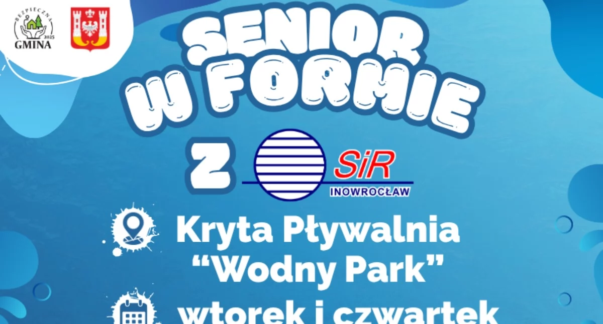 Senior w formie – nowe zajęcia w inowrocławskiej pływalni