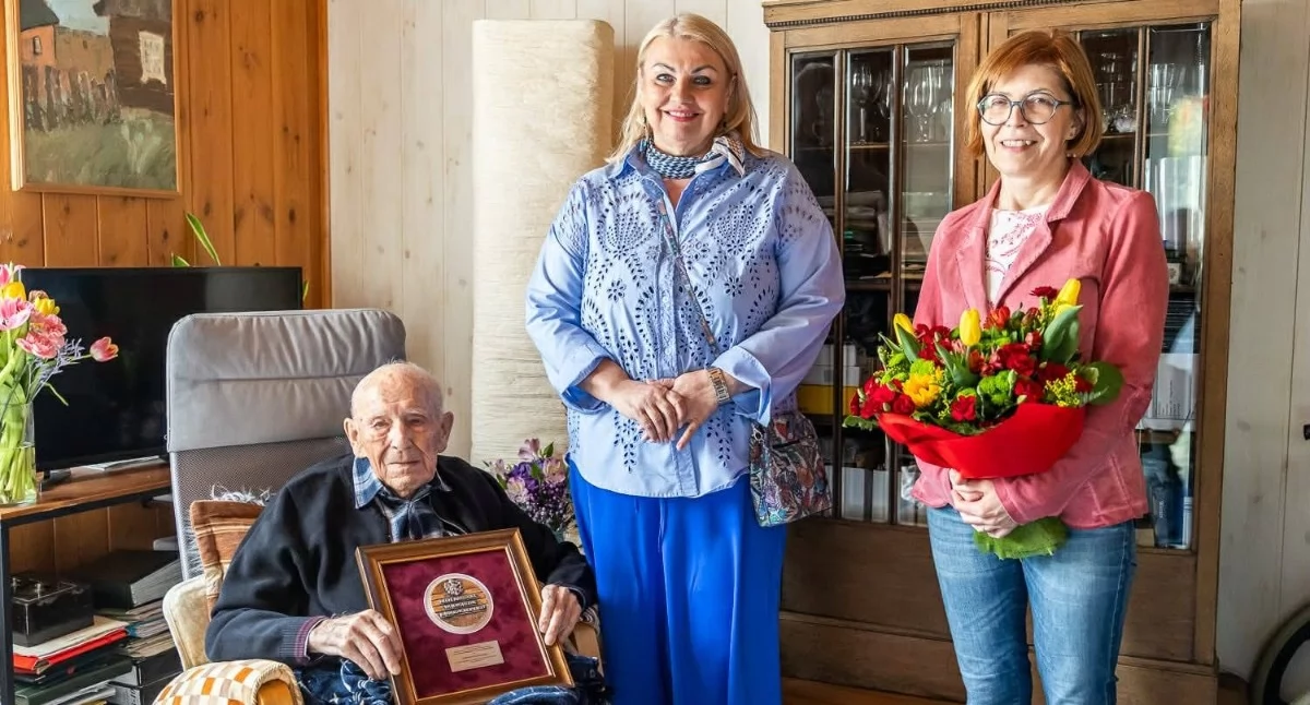 Pan Zygmunt Paczkowski świętował setne urodziny 