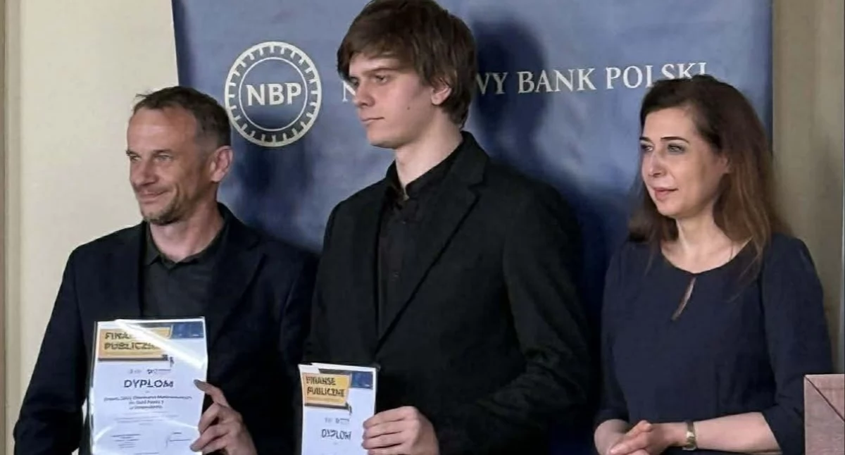Laureat Ogólnopolskiej Olimpiady Finansomania — wyjątkowy sukces ucznia Zespołu Szkół Chemiczno-Elektronicznych