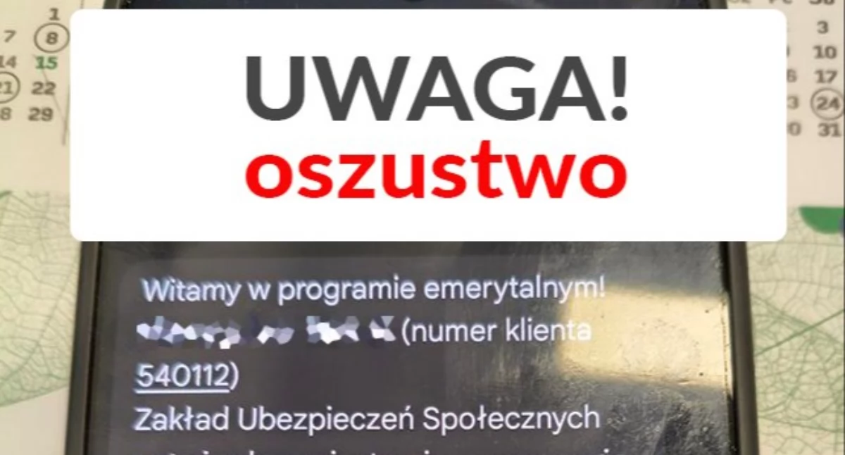 Uwaga na kolejne oszustwo .na ZUS. Seniorzy na celowniku przestępców