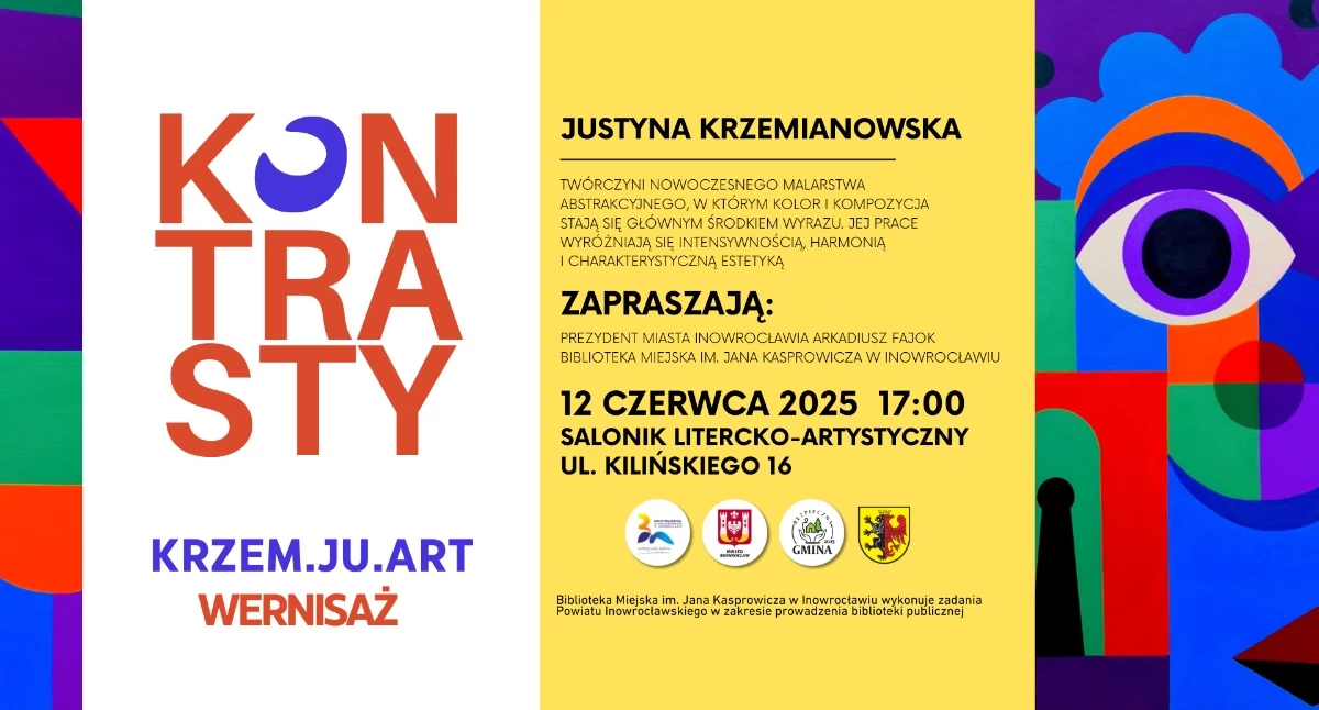 Wernisaż wystawy Kontrasty Justyny Krzemianowskiej