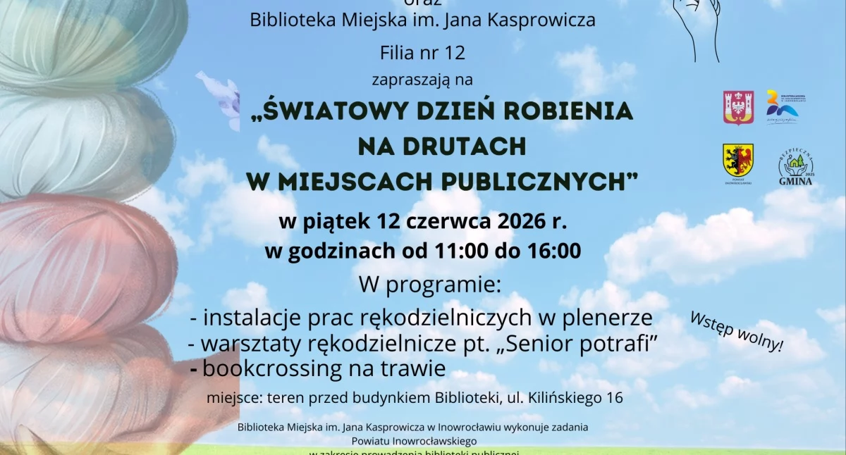 Będą dziergać w plenerze