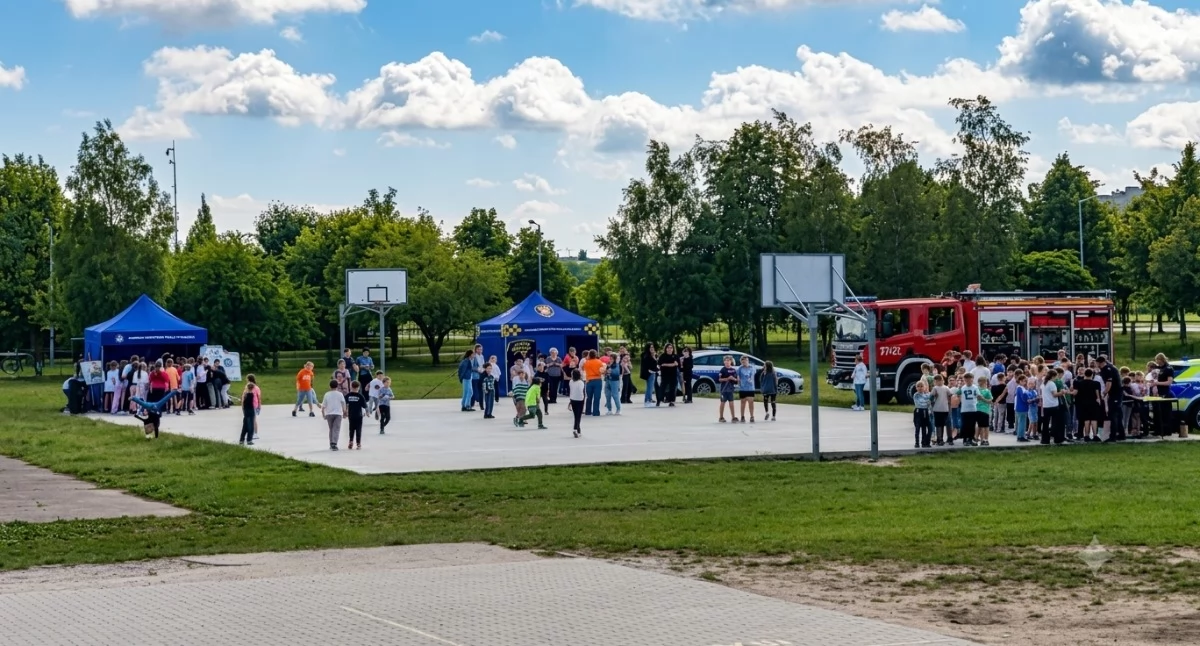 W SP5 odbył się festyn Bezpieczne wakacje