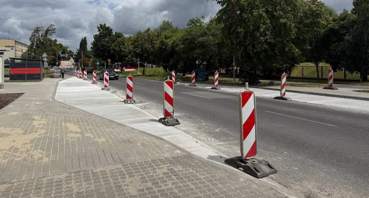 Remont zatok autobusowych przy Cegielnej. Wykonawca trzyma się harmonogramu