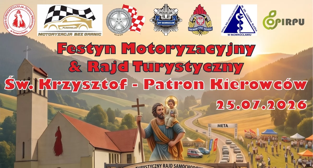 Turystyczny Rajd Samochodowy Św. Krzysztof – Patron Kierowców połączony z festynem motoryzacyjnym