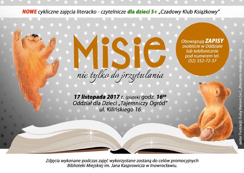 Misie nie tylko do przytulania w Czadowym Klubie Książkowym