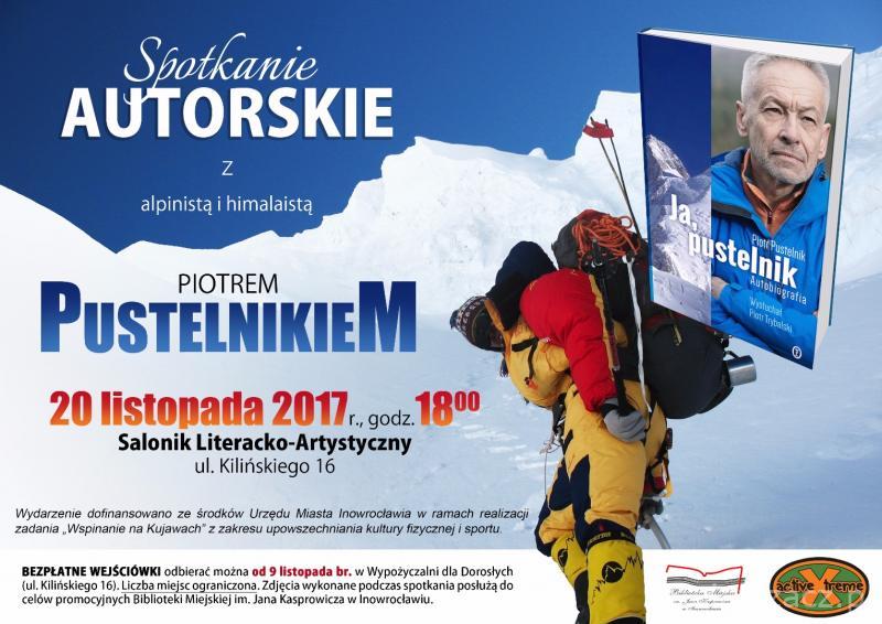 Himalaista i alpinista na nizinach - Piotr Pustelnik wyprawia się do Inowrocławia 