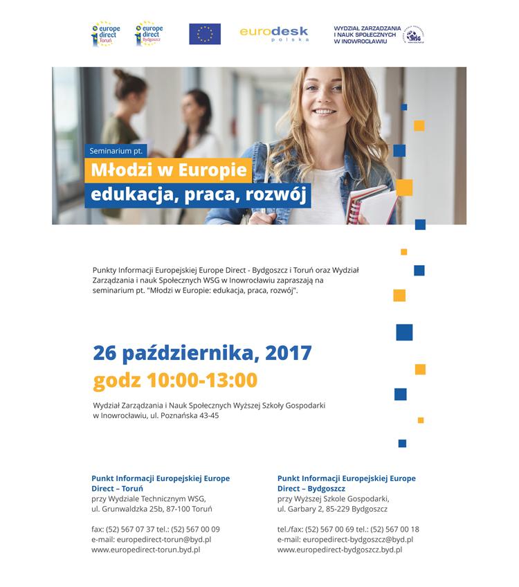 Młodzi w Europie: edukacja, praca, rozwój