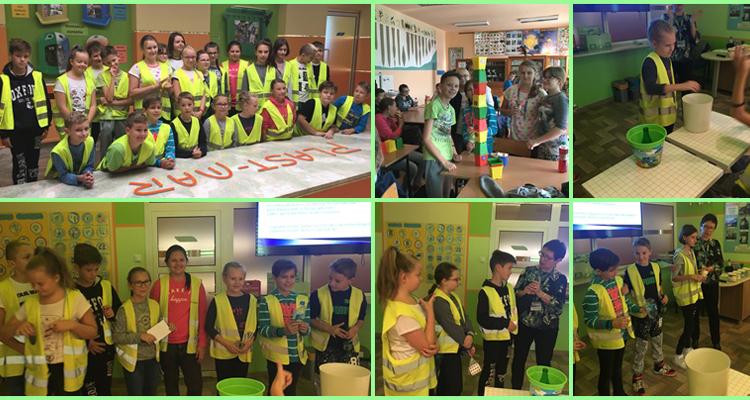 Uczniowie SP 6 na zajęciach ekologicznych w firmie Plast - Mar