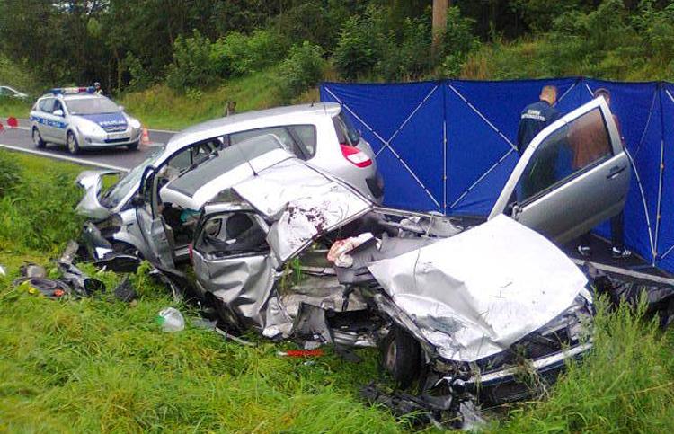 Tragiczny wypadek na krajowej 25