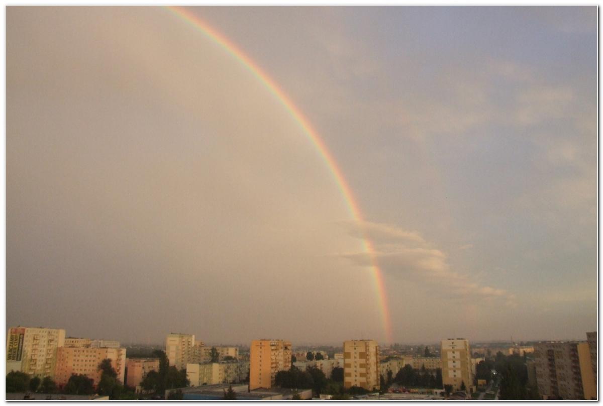 Tęcza nad Inowrocławiem