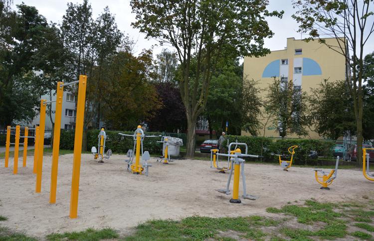 Nowe siłownie plenerowe w Inowrocławiu