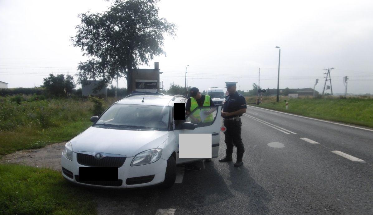 Wspólny patrol podczas wspólnej akcji „Bezpieczny przejazd” 