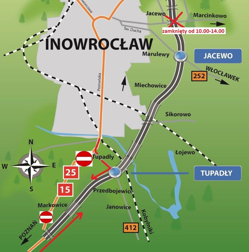 Zmiana organizacji ruchu w Inowrocławiu
