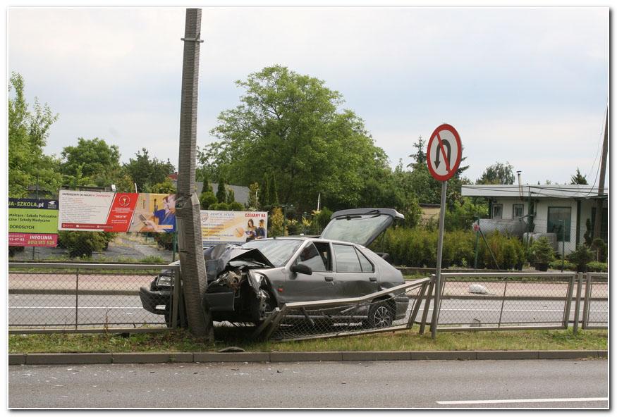 Wypadek na ul. AL. Niepodległości