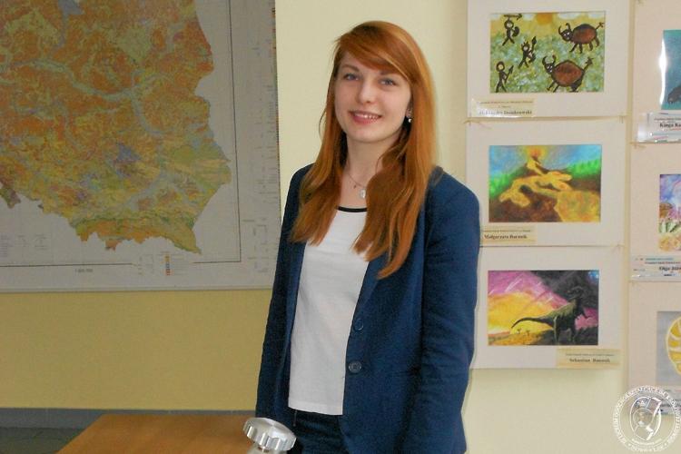 Sukces Kasi z III LO w konkursie geologicznym