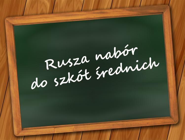 Rusza nabór do szkół średnich 