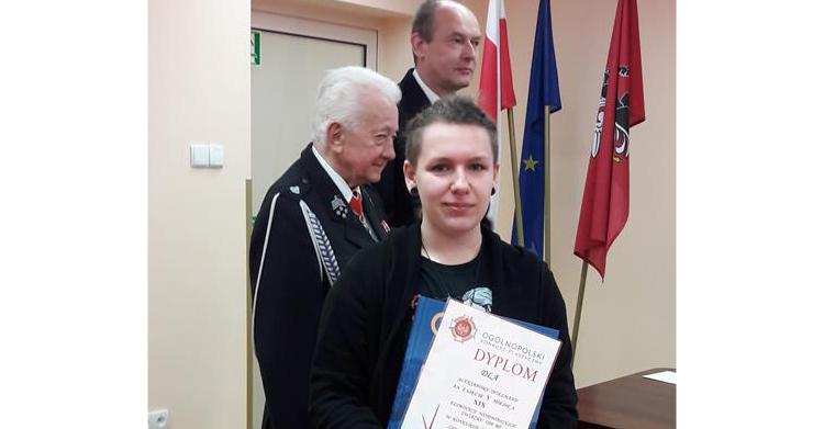 Uczennica Budowlanki laureatką ogólnopolskiego konkursu plastycznego