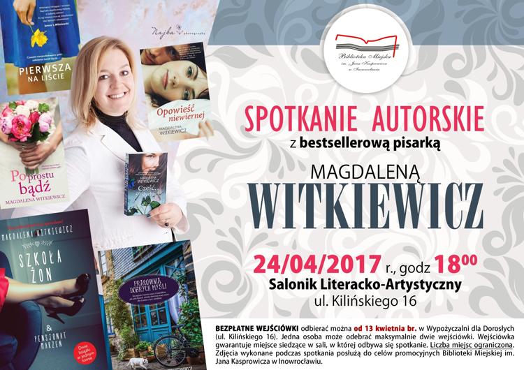 Bestsellerowa pisarka w Inowrocławiu i… KONKURS!